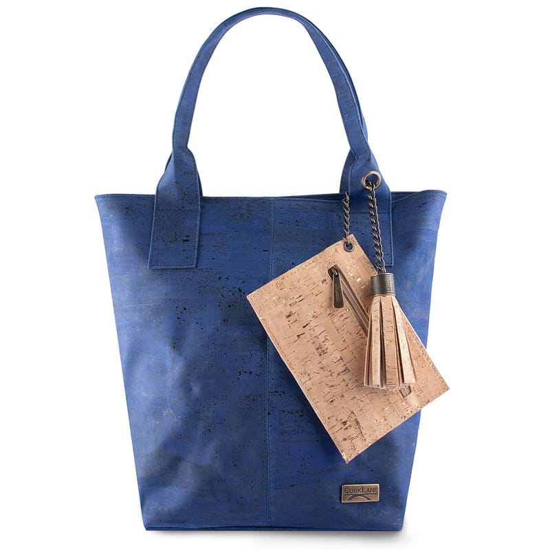 Cork Tote bag with tassel