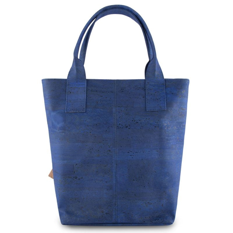 Tote bag with tassel denim blue