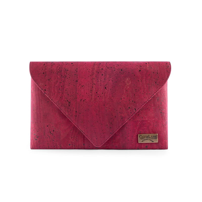 Envelope clutch wine