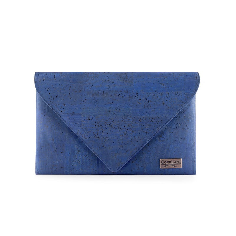 Envelope clutch denim blue