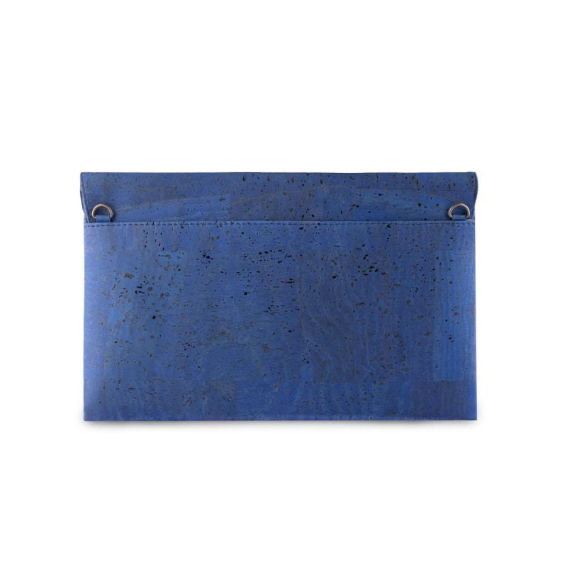 Envelope clutch denim blue