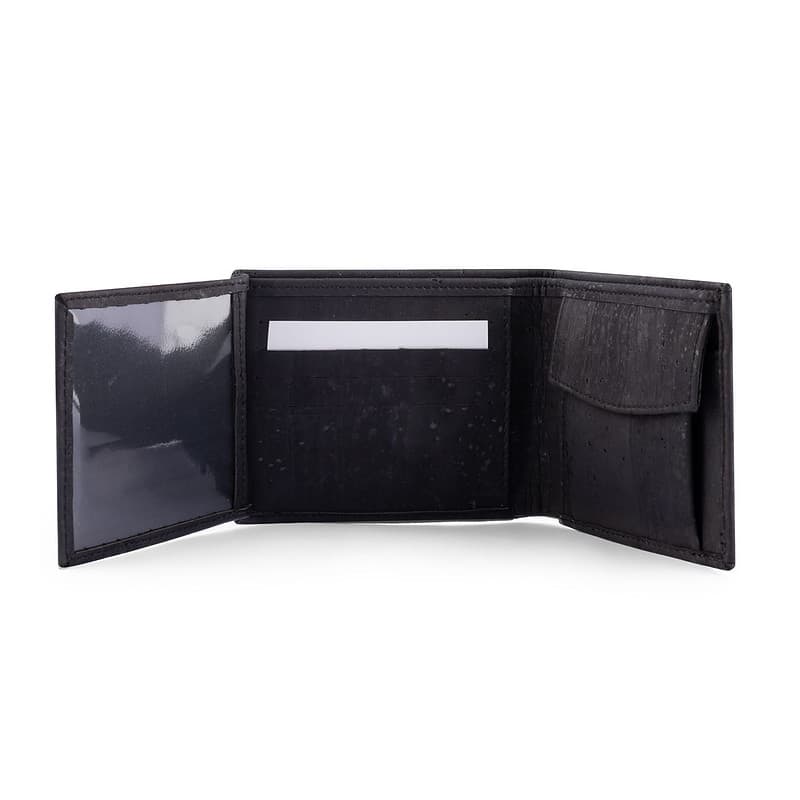 Men's wallet w/ coins black