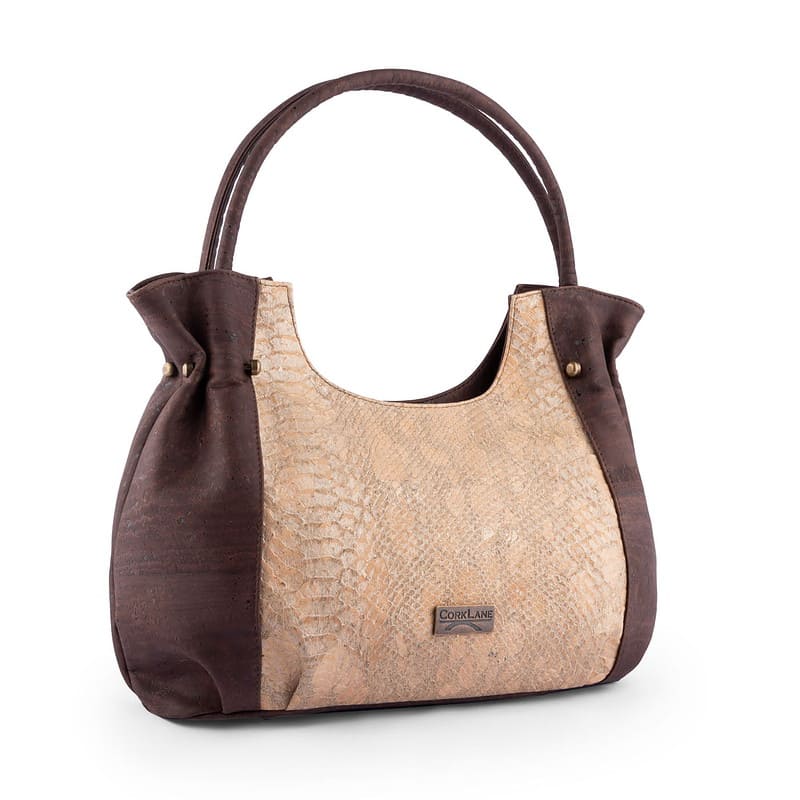 Caiman tote bag brown