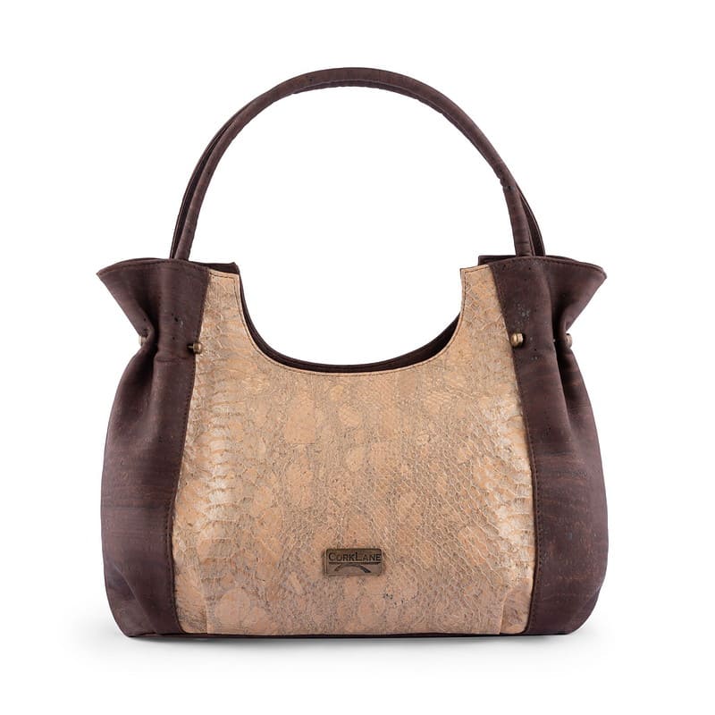 Caiman tote bag brown