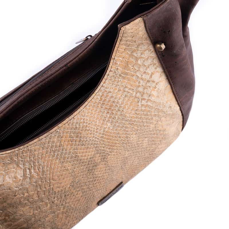 Caiman tote bag brown