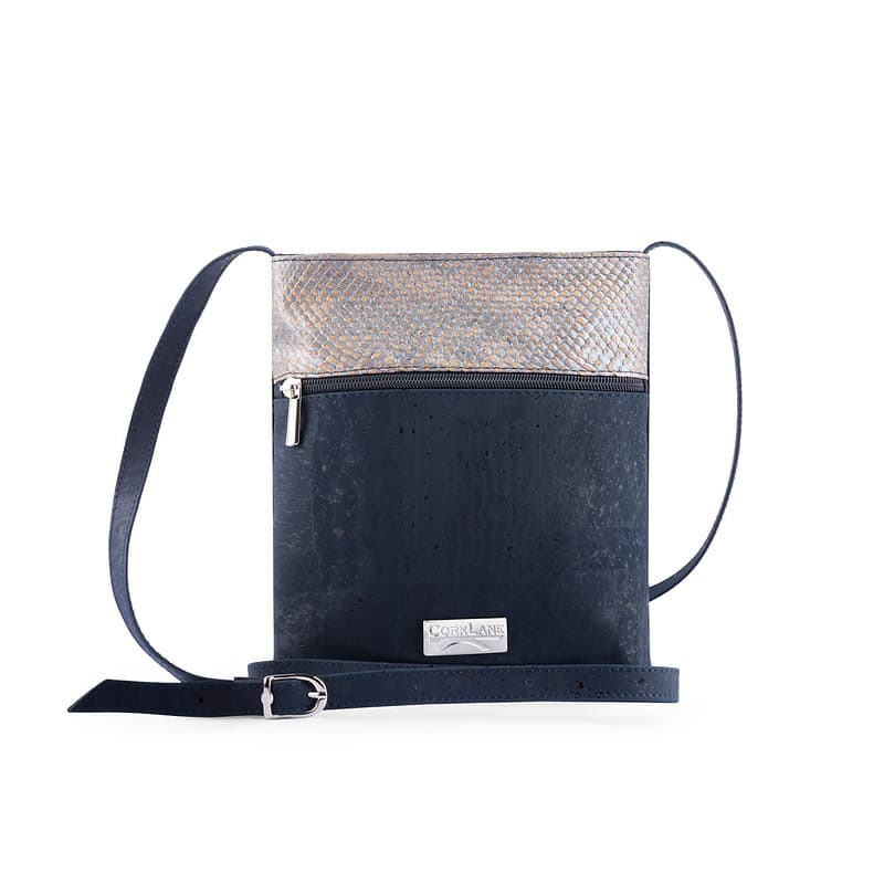 Caiman crossbody bag blue