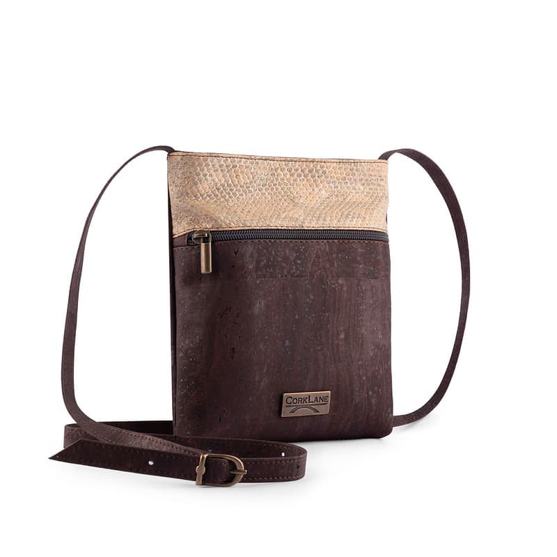 Caiman crossbody bag brown