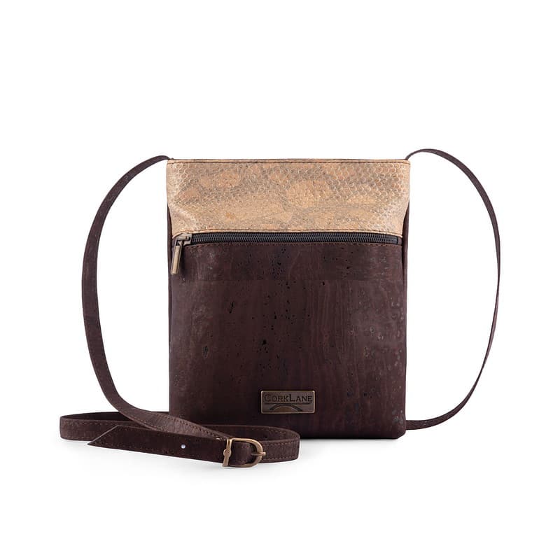 Caiman crossbody bag brown