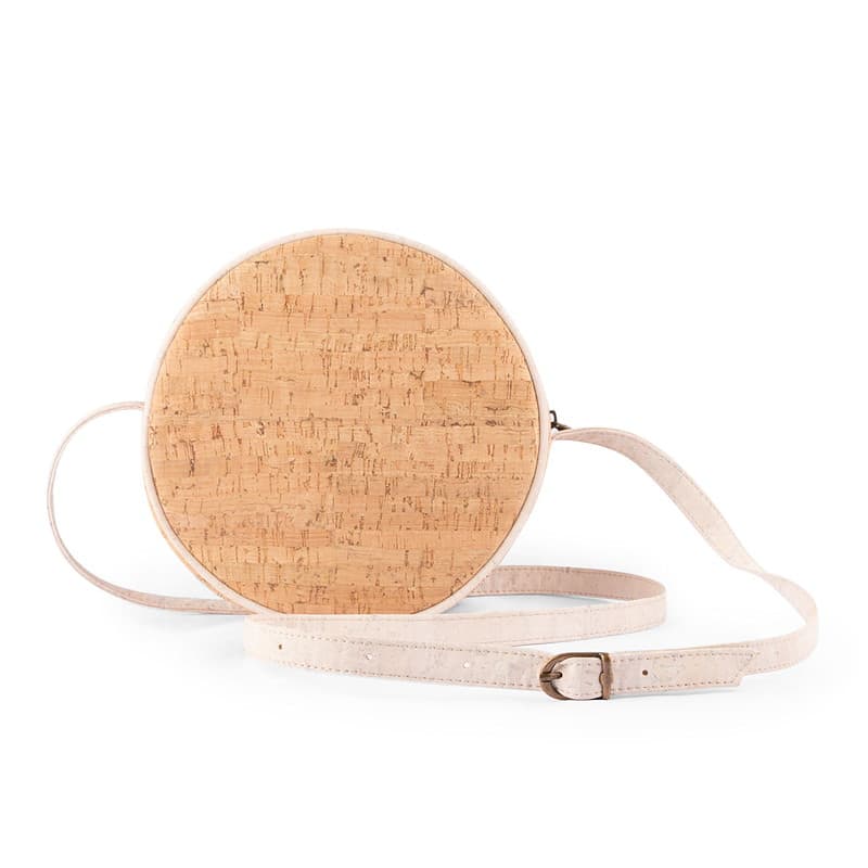 Summer round bag white laces