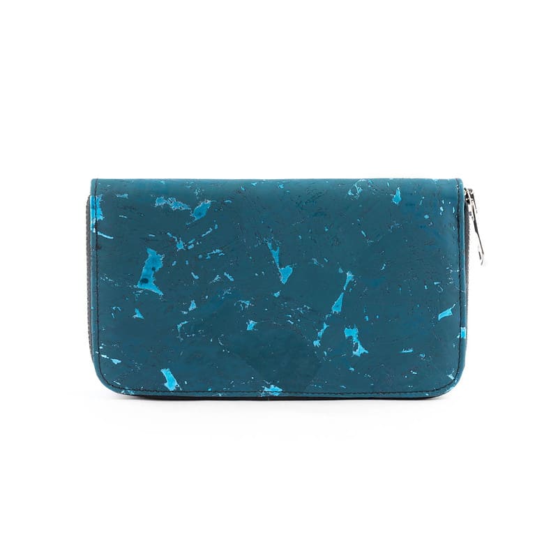 Glossy Marble Purse Teal