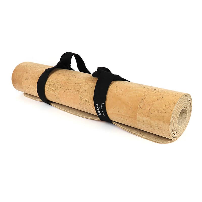 Cork and latex yoga mat