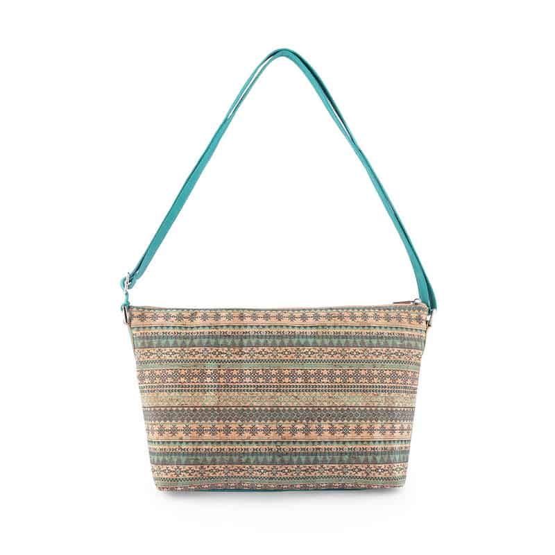 Aztec shoulder bag turquoise