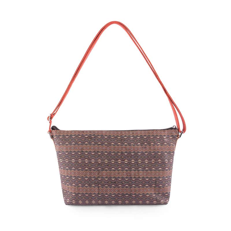 Aztec shoulder bag red